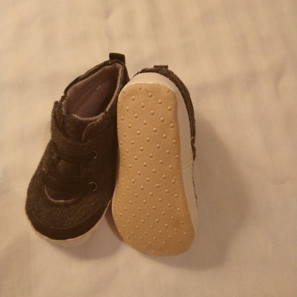 infant high top shoe, charcoal, 3, Old Navy - Picture 3 of 4